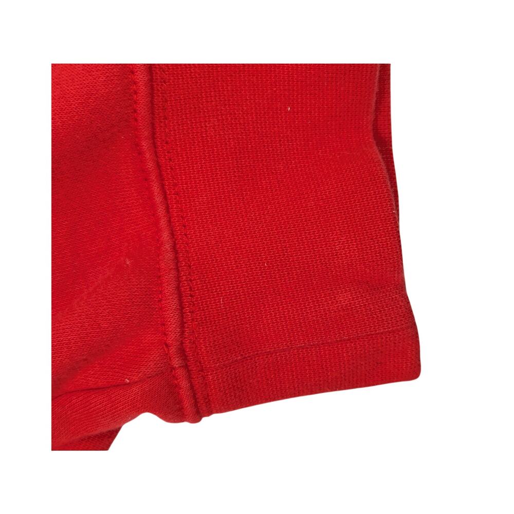 Women's  Nike Fleece Logo Hoodie in University Red Cropped Look Size Large - Picture 3 of 8